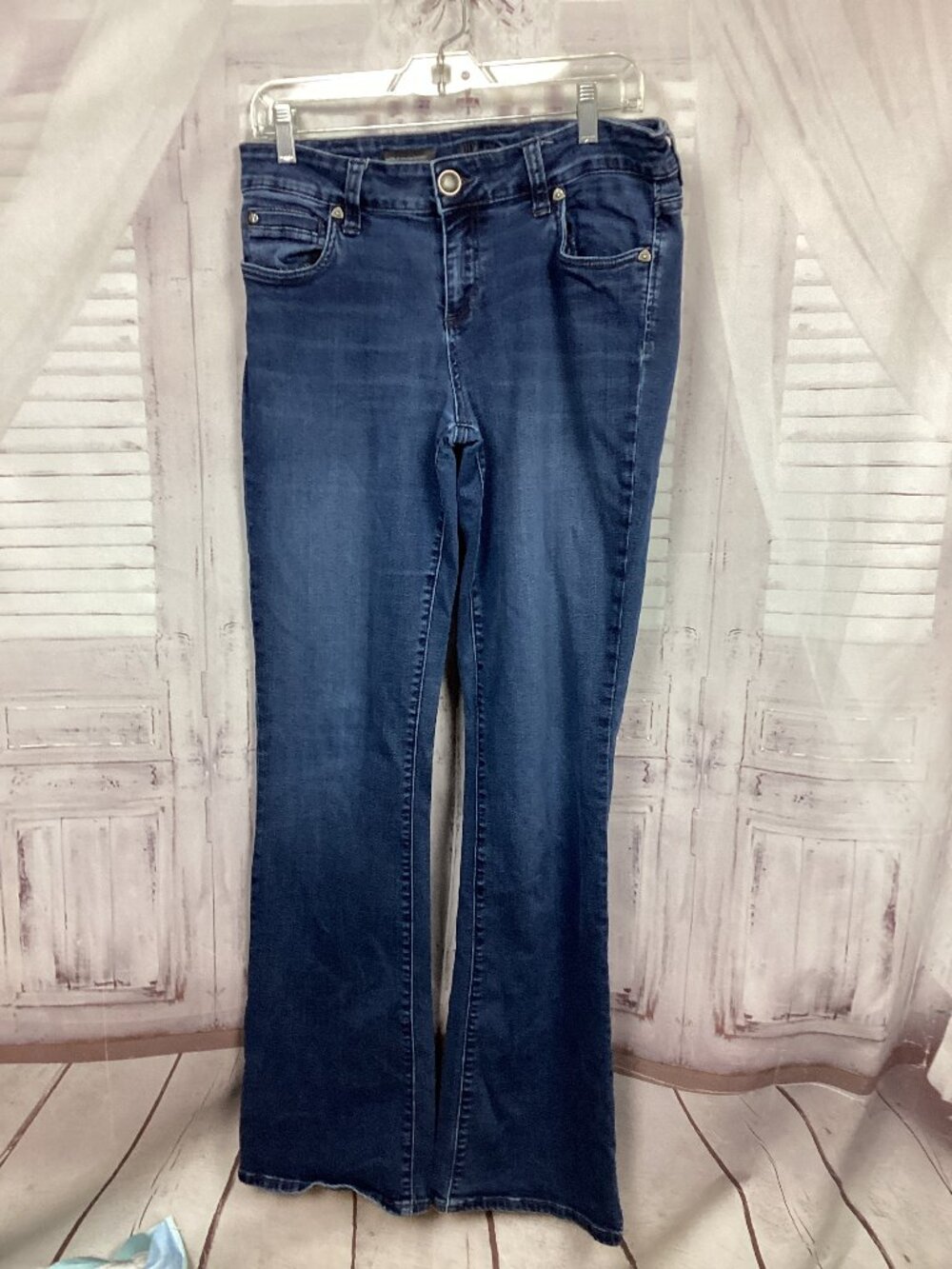 Kut from the Kloth Natalie High Rise Bootcut Blue Jeans 10